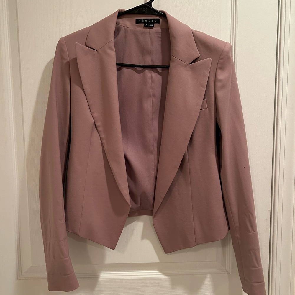 Theory Women's Mauve Blazer